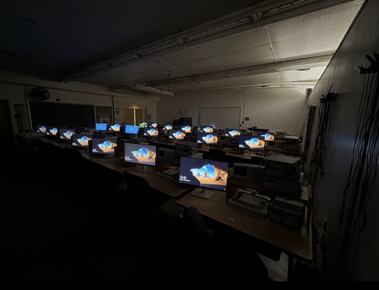 Engineering computer lab supported during internship